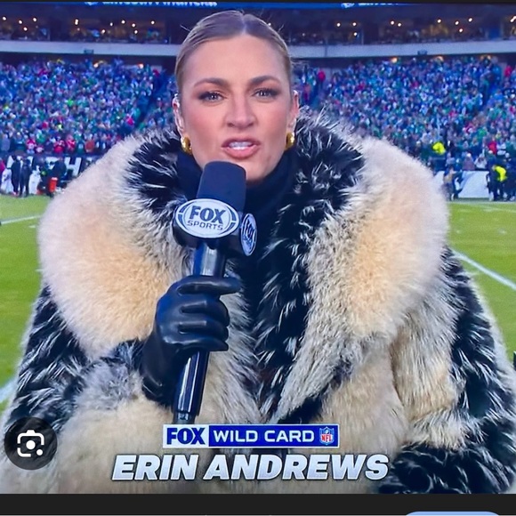 Beige and Black Patterned Faux Fur Cropped Jacket - Picture 3 of 5